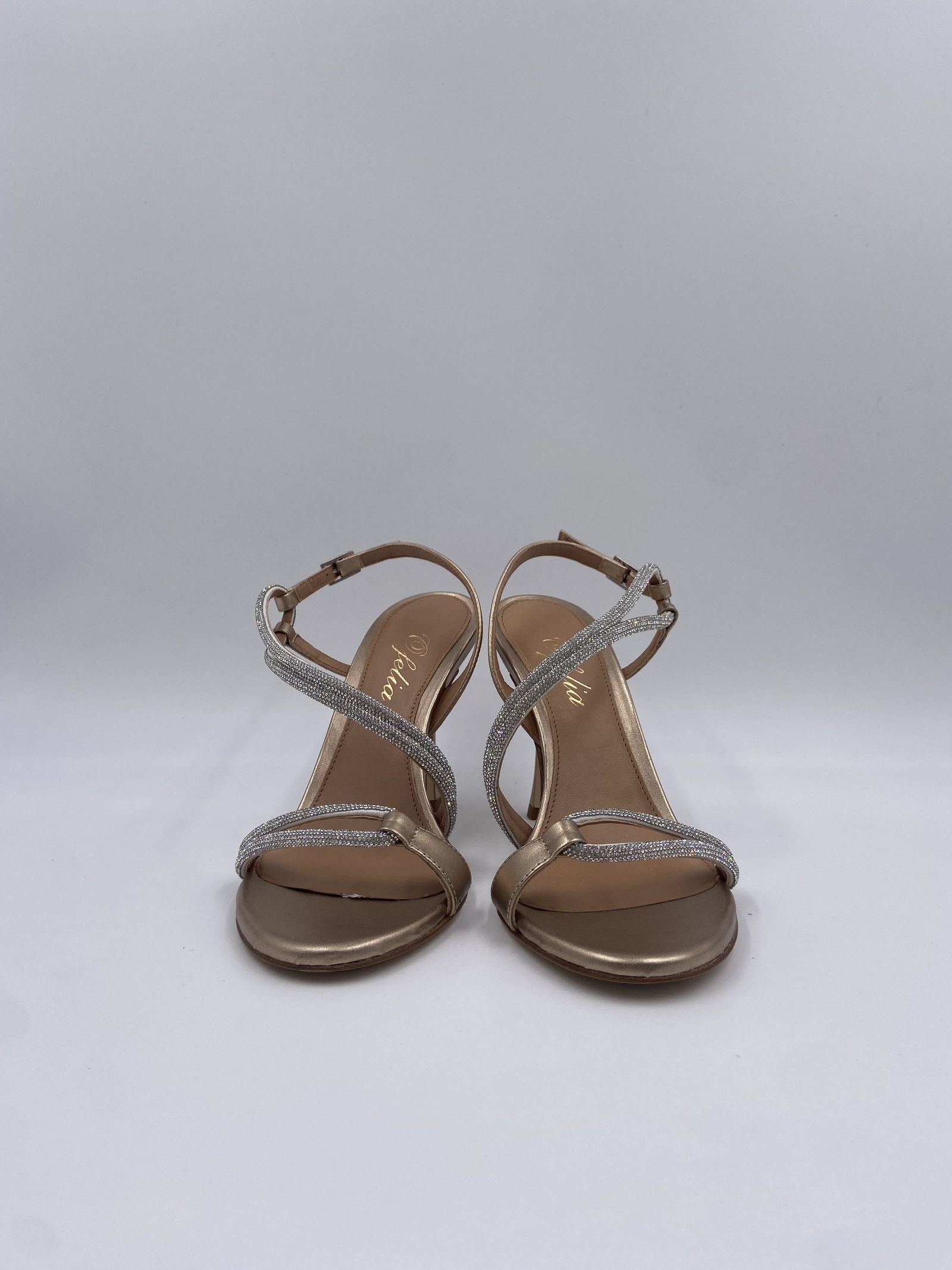 Sandalo alto con strass - Ofelia 2599 ORO OFELIA 
