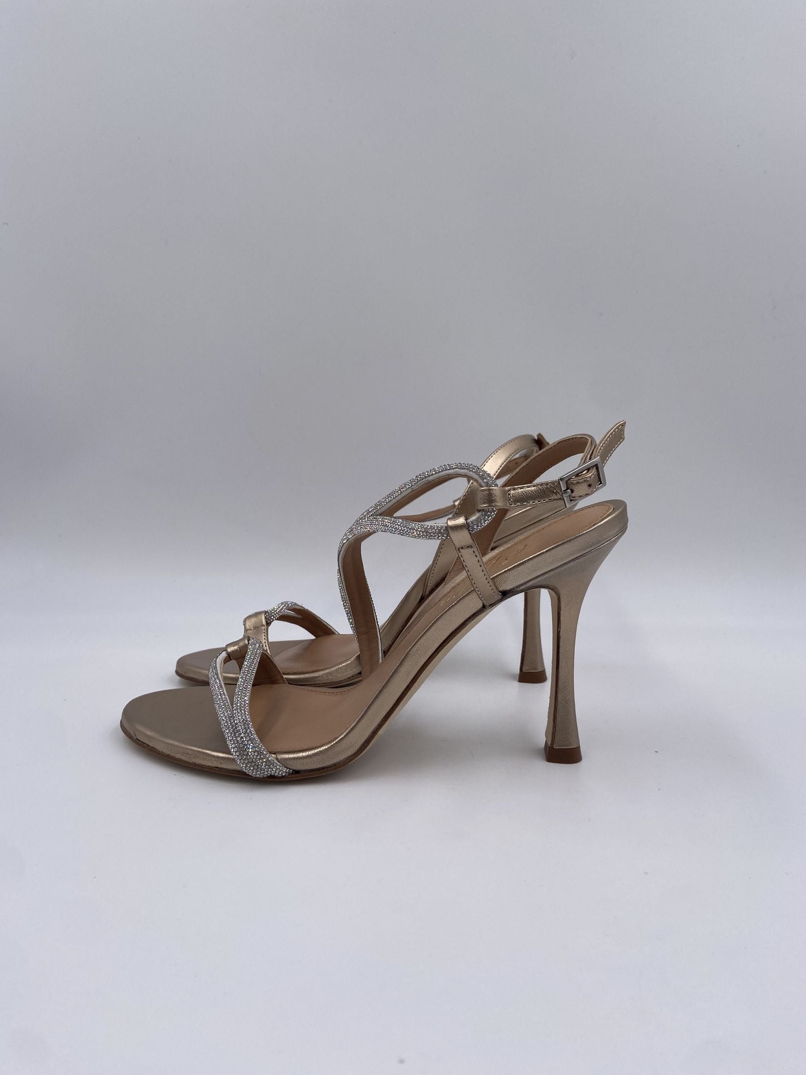 Sandalo alto con strass - Ofelia 2599 ORO OFELIA 