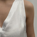 Top smanicato bimateriale 4005 CREMA OFELIA 
