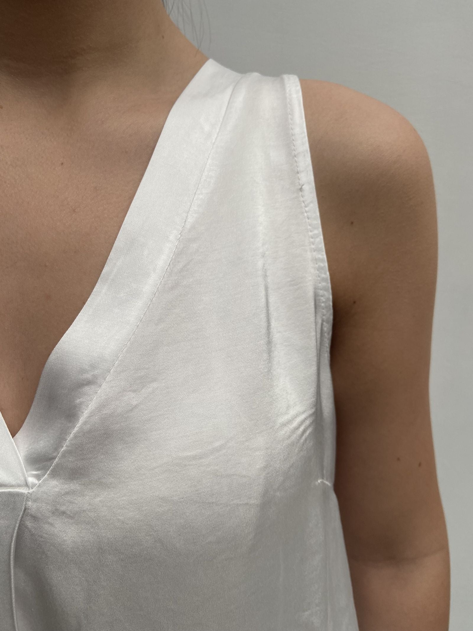 Top smanicato bimateriale 4005 CREMA OFELIA 