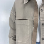 Giacca lunga con orsetto 525106 CAMMELLO OFELIA 