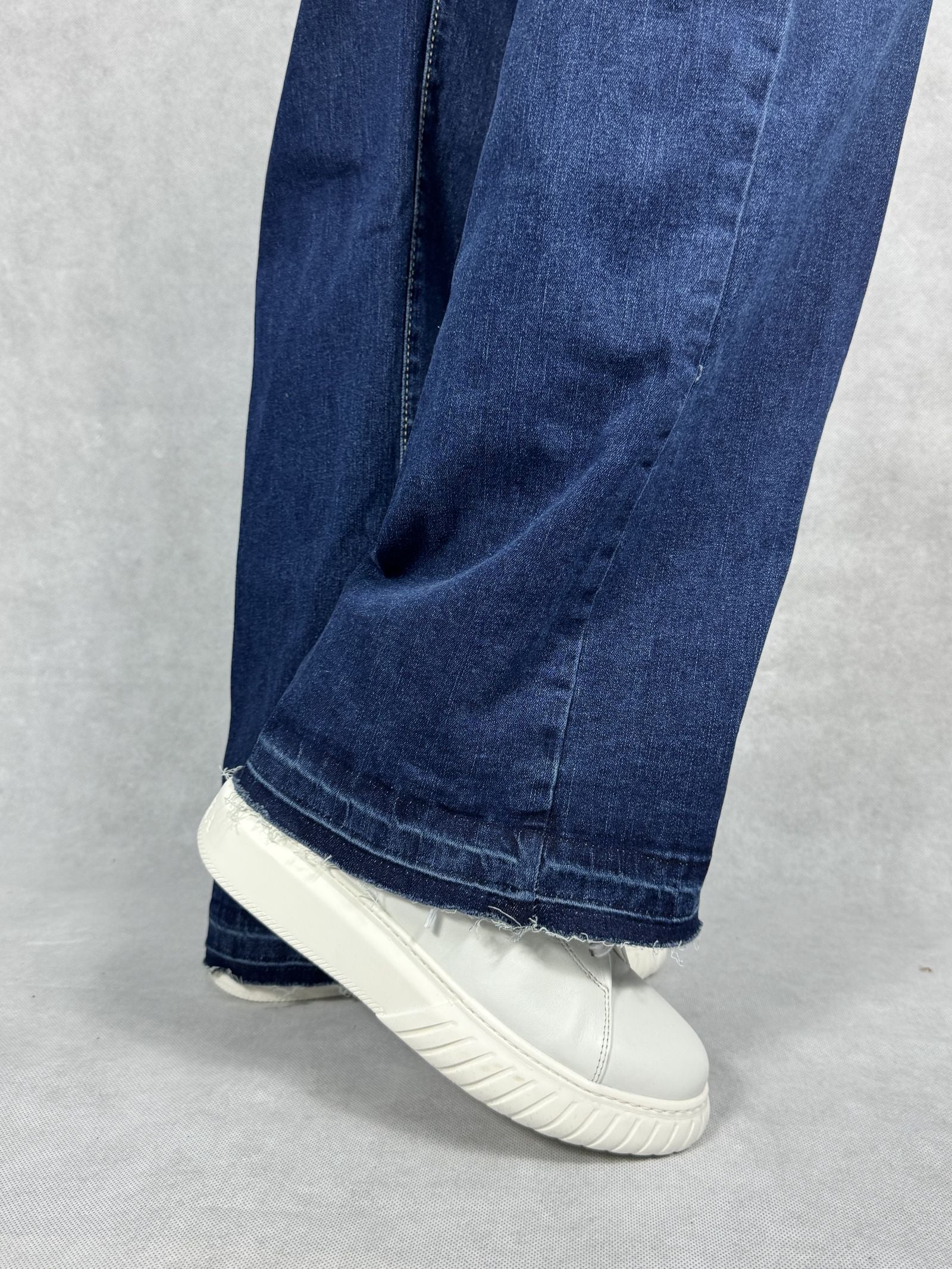 Jeans scuro vita alta gamba dritta 824105JC766 DENIM OFELIA 