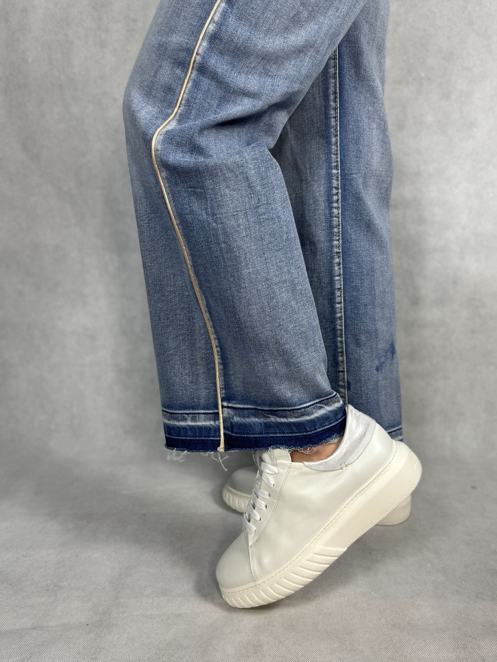 Jeans chiaro vita alta gamba dritta 824105JC813 DENIM OFELIA 