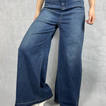 Jeans a palazzo vita alta 824601JC775 DENIM OFELIA 