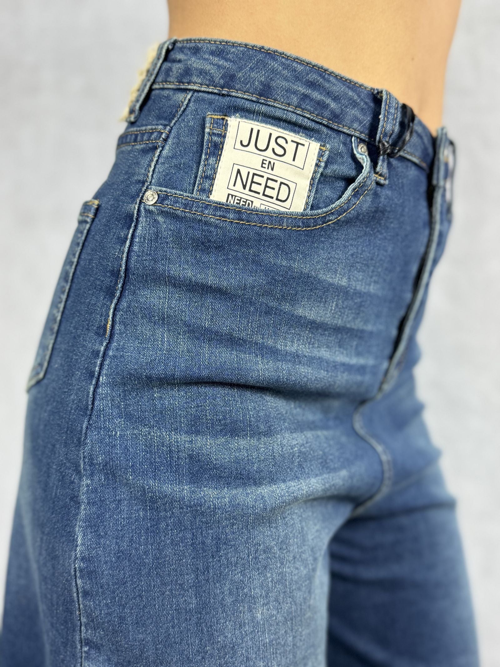 Jeans a palazzo vita alta 824601JC775 DENIM OFELIA 