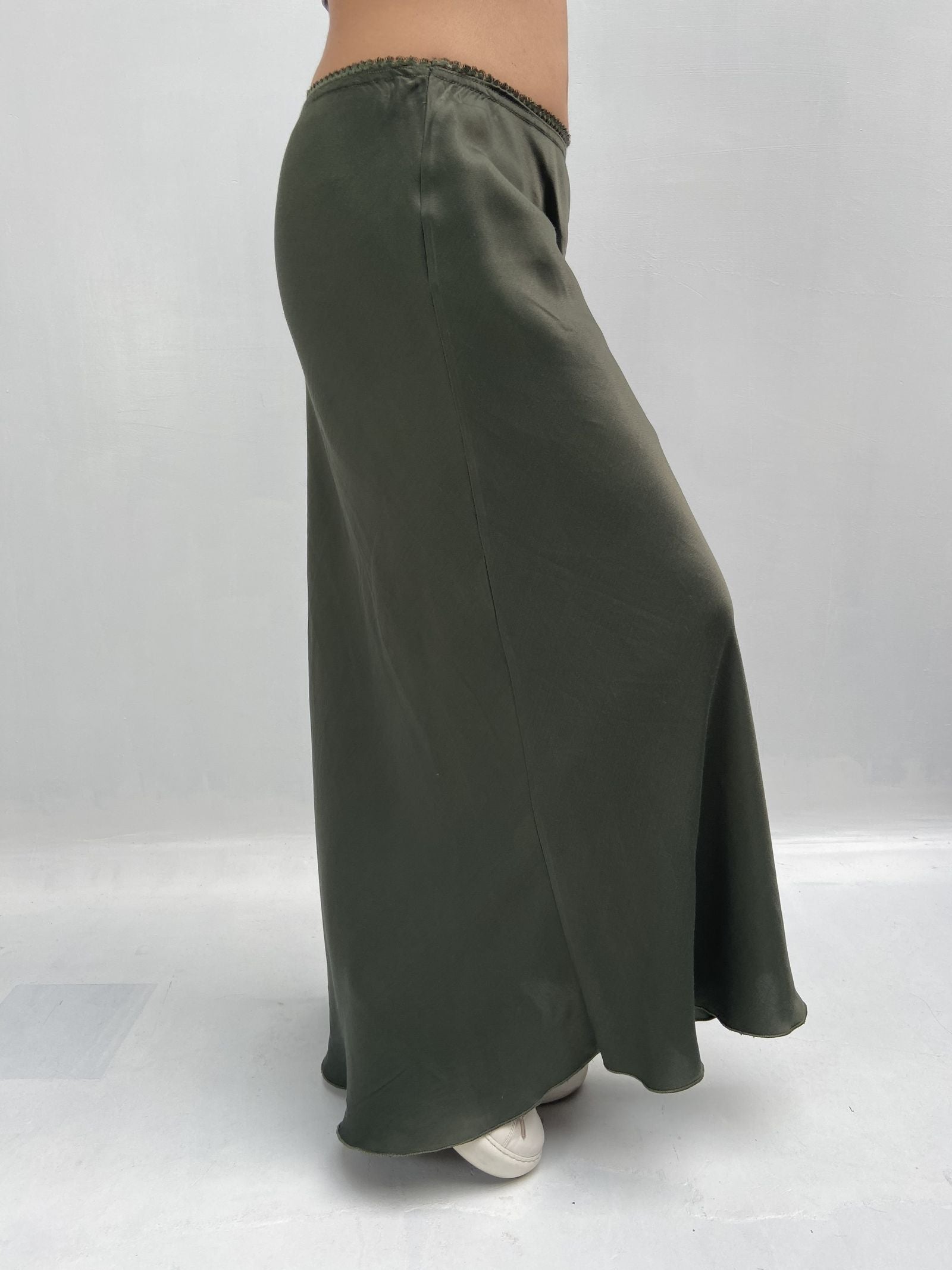 Gonna satinata - Ofelia 887613 VERDE OFELIA 