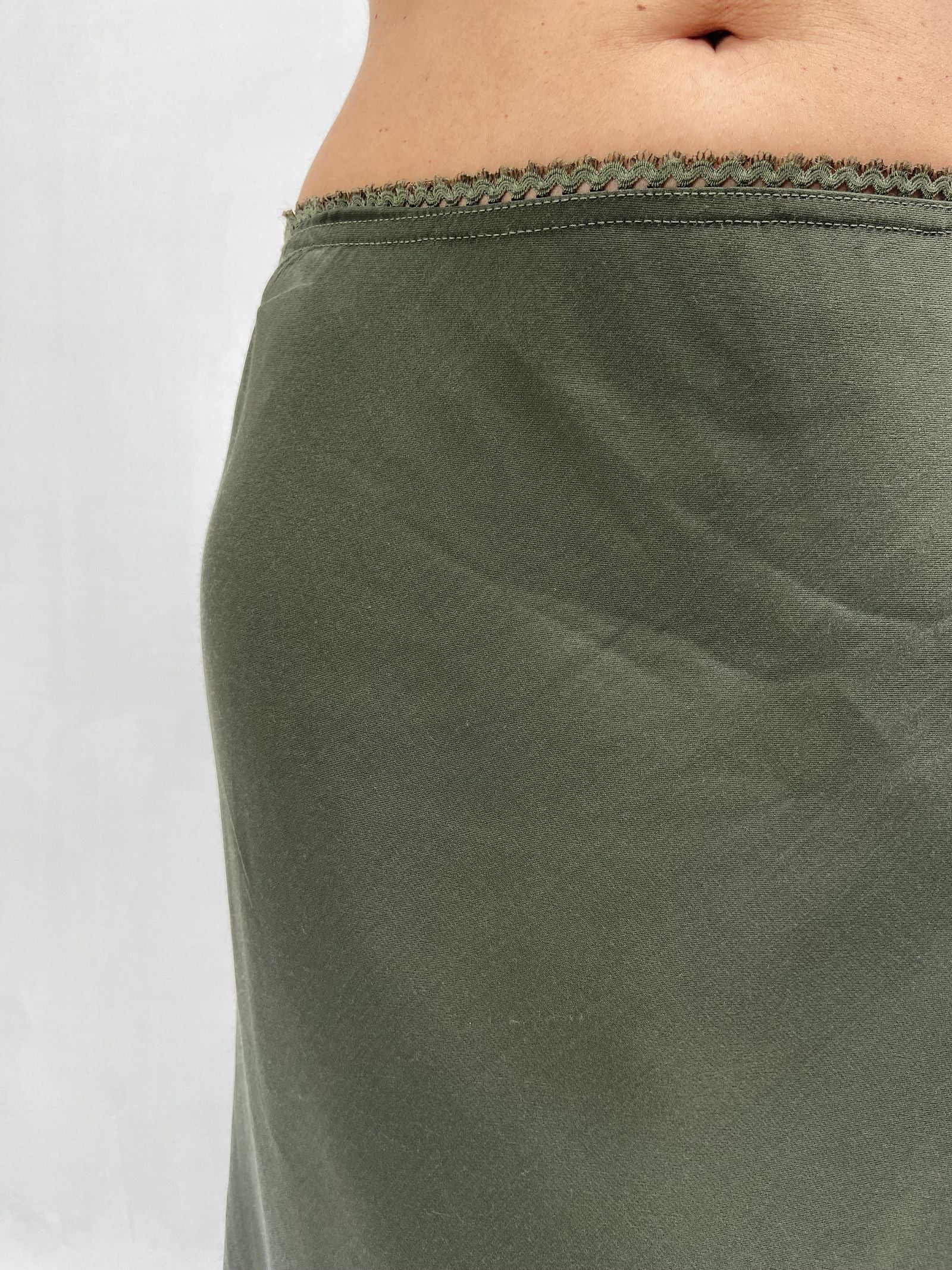 Gonna satinata - Ofelia 887613 VERDE OFELIA 