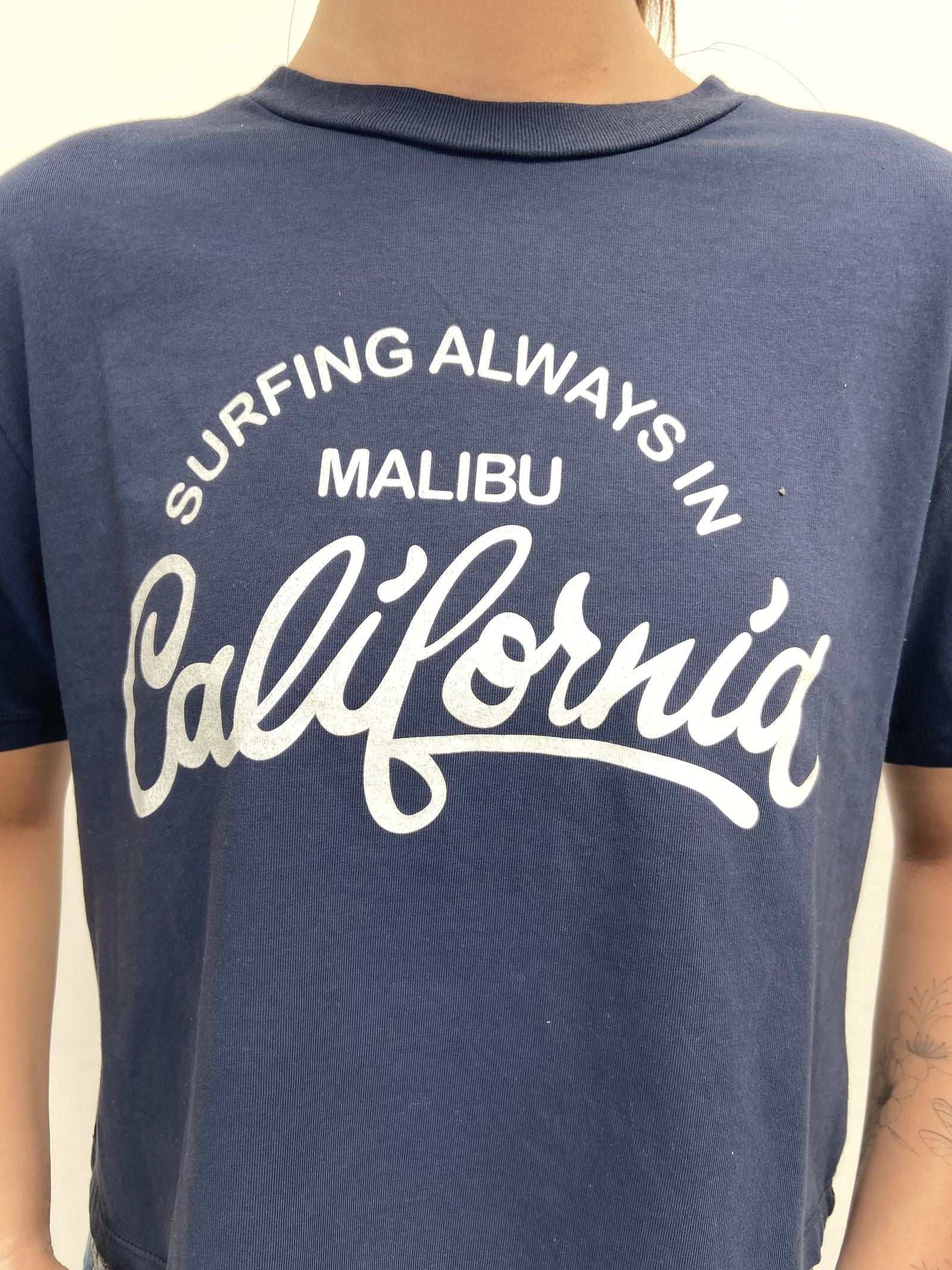 T-shirt con stampa A1252 BLU OFELIA 