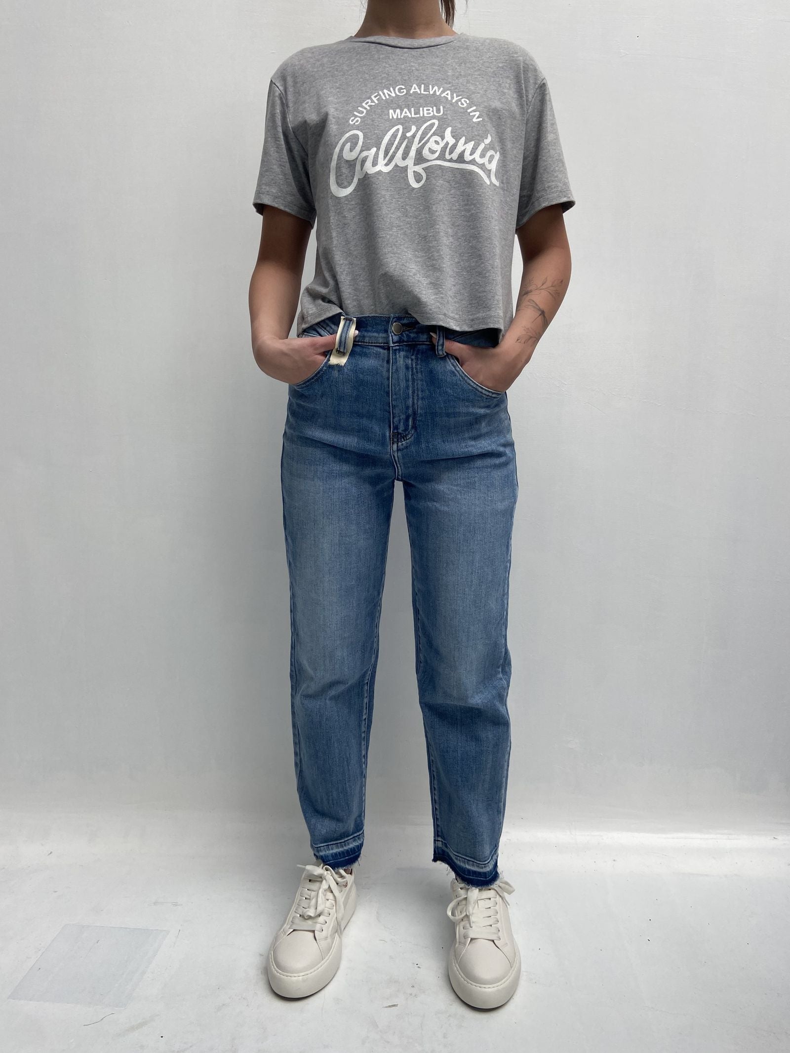 T-shirt con stampa A1252 GRIGIO OFELIA 