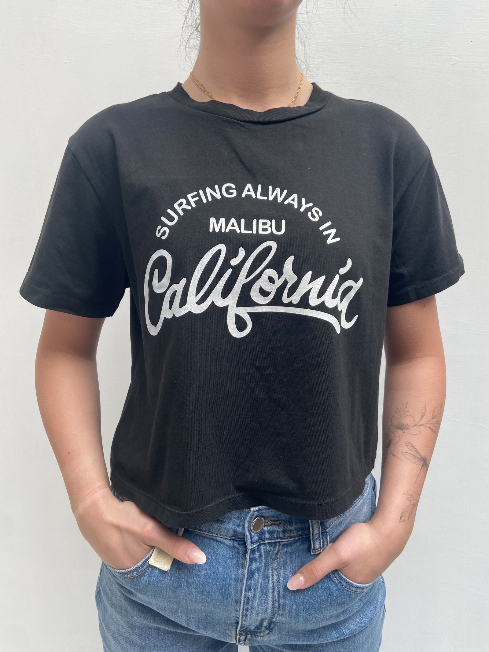 T-shirt con stampa A1252 NERO OFELIA 