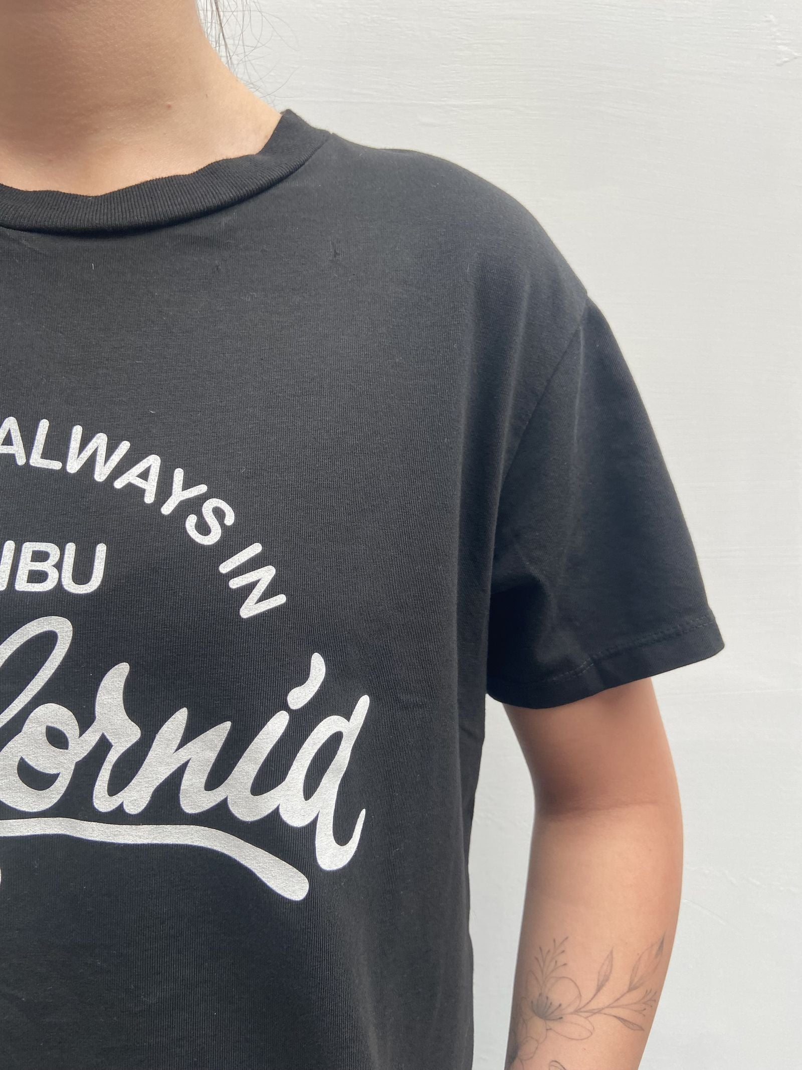 T-shirt con stampa A1252 NERO OFELIA 