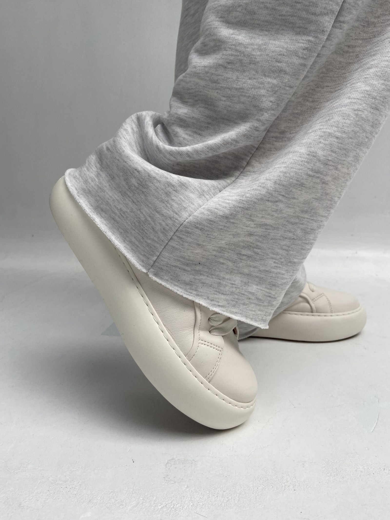 Pantalone con elastico A1263 GRIGIO OFELIA 