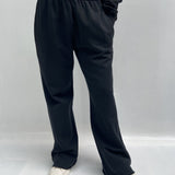 Pantalone con elastico A1263 NERO OFELIA 