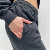 Pantalone con elastico A1263 NERO OFELIA 