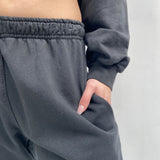Pantalone con elastico A1263 NERO OFELIA 