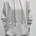 Felpa con cappuccio A1266 GRIGIO OFELIA 