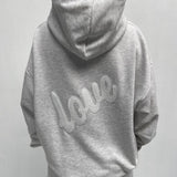Felpa con cappuccio A1266 GRIGIO OFELIA 