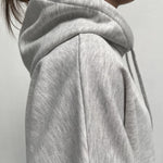Felpa con cappuccio A1266 GRIGIO OFELIA 