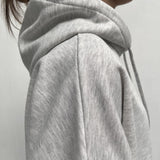 Felpa con cappuccio A1266 GRIGIO OFELIA 