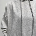 Felpa con cappuccio A1266 GRIGIO OFELIA 