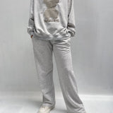 Felpa con orsetto A1287 GRIGIO OFELIA 