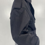Giacca trench doppio petto B9603 NERO OFELIA 