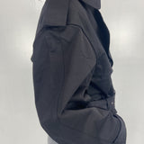 Giacca trench doppio petto B9603 NERO OFELIA 