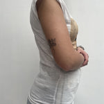 T-shirt Caos CAOSDONNA BIANCO OFELIA 