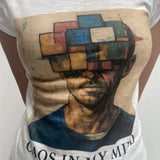 T-shirt Caos CAOSDONNA BIANCO OFELIA 