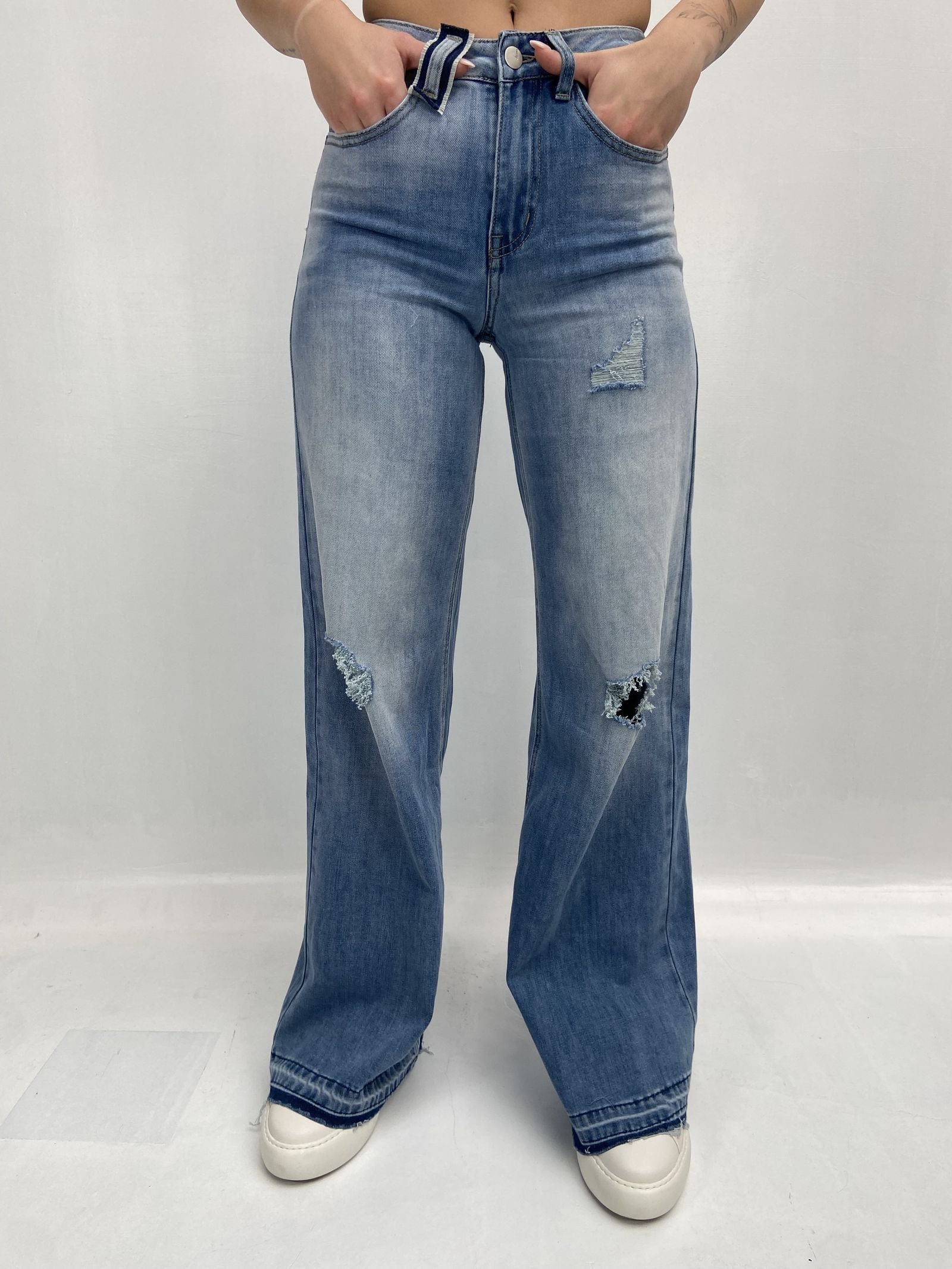 Jeans palazzo FX1249 DENIM OFELIA 