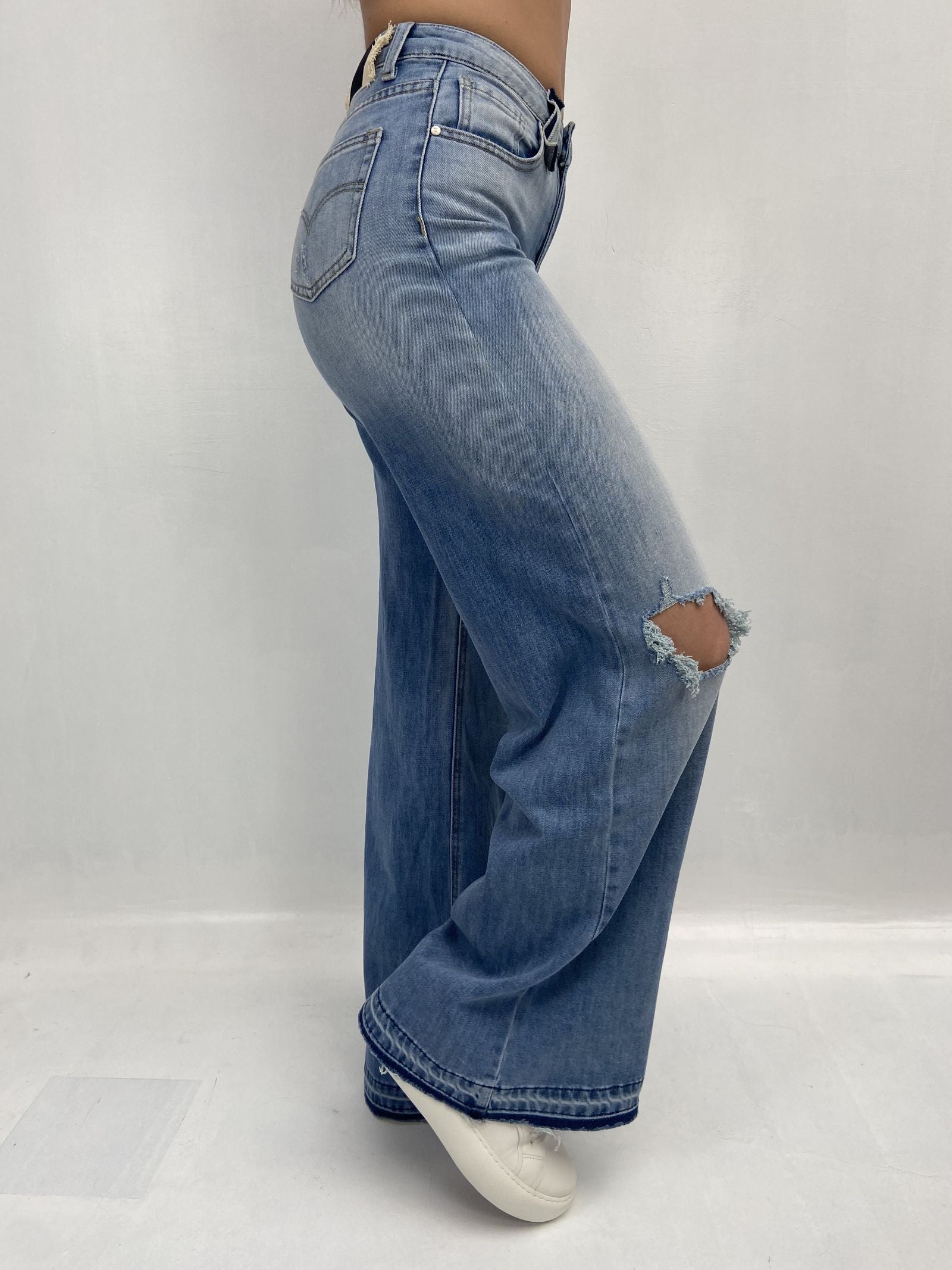 Jeans palazzo FX1249 DENIM OFELIA 