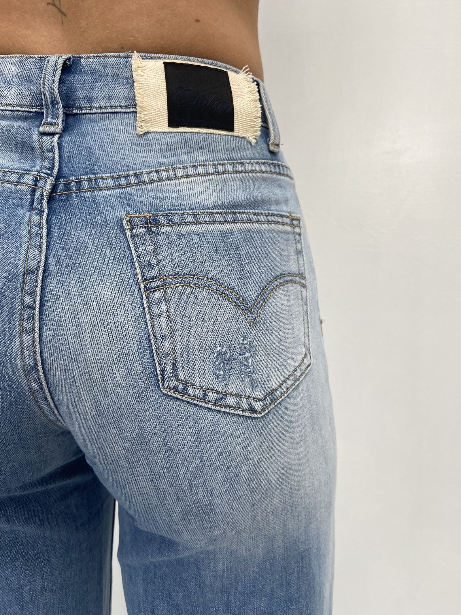 Jeans palazzo FX1249 DENIM OFELIA 