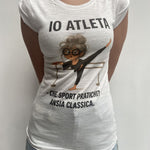 T-shirt Io Atleta IOATLETA BIANCO OFELIA 