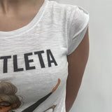 T-shirt Io Atleta IOATLETA BIANCO OFELIA 