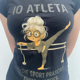 T-shirt Io Atleta IOATLETA NERO OFELIA 