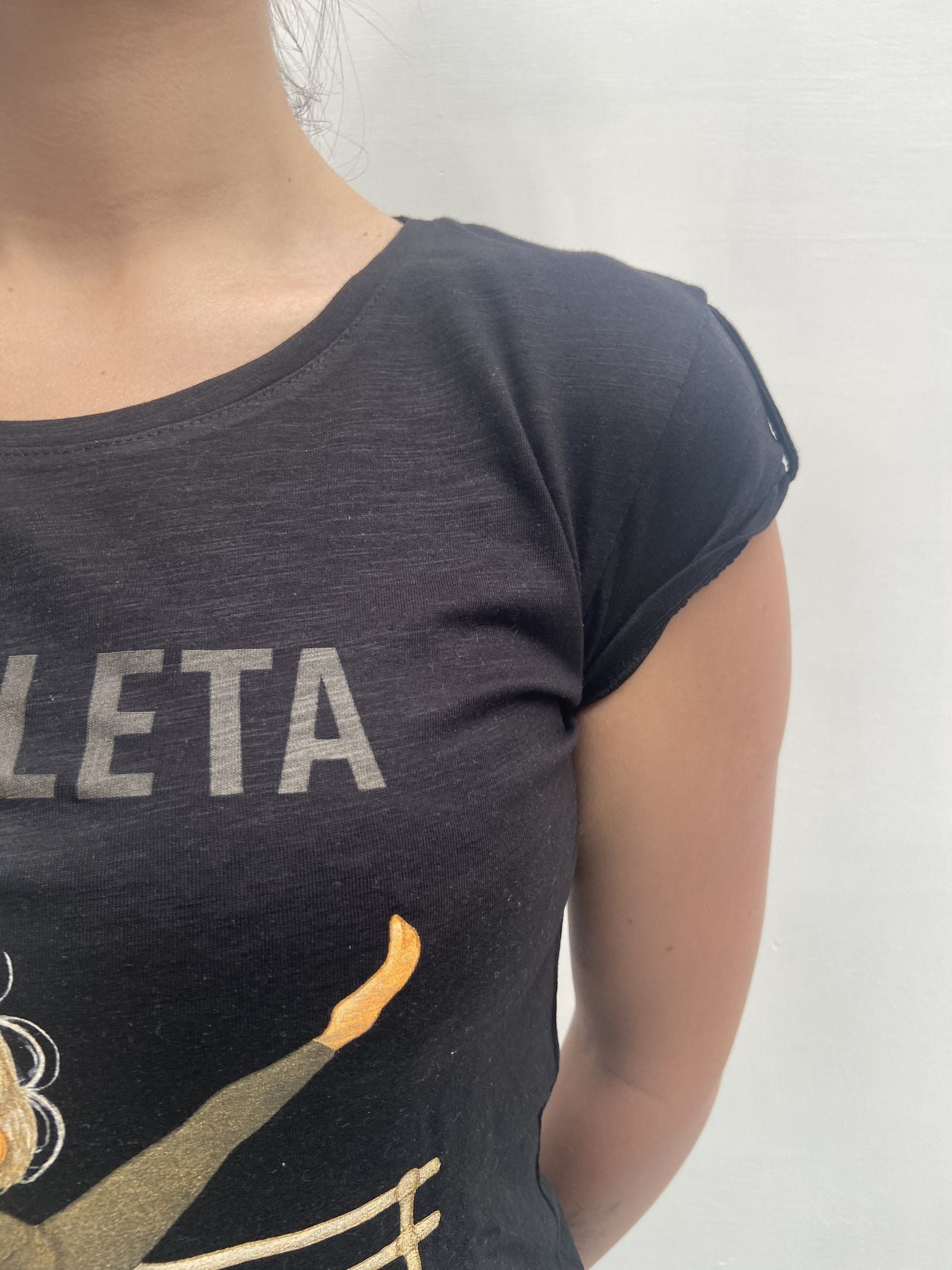 T-shirt Io Atleta IOATLETA NERO OFELIA 