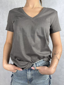 T-shirt basica scollo a V