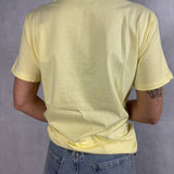 T-shirt basica scollo a V L5560 GIALLO OFELIA 