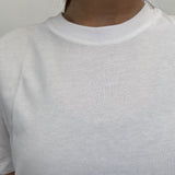 T- shirt girocollo L8869 BIANCO OFELIA 