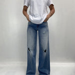 T- shirt girocollo L8869 BIANCO OFELIA 