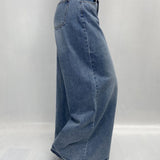 Jeans vita alta e gamba larga LAF184 DENIM OFELIA 
