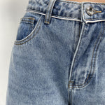 Jeans vita alta e gamba larga LAF184 DENIM OFELIA 