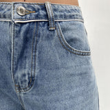 Jeans vita alta e gamba larga LAF184 DENIM OFELIA 