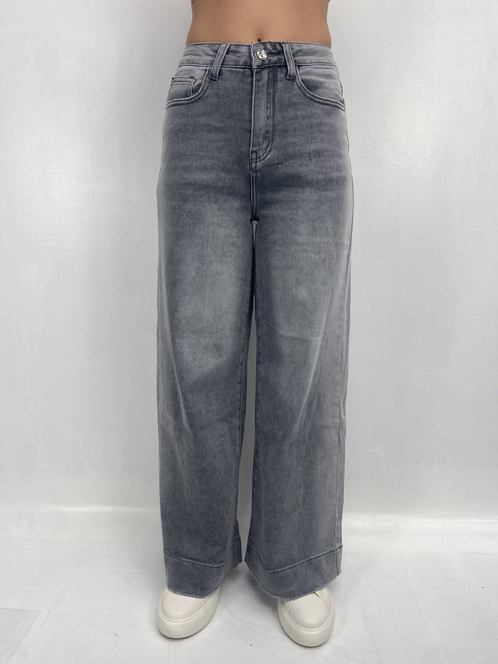 Jeans grigio elasticizzato LAF220 GRIGIO OFELIA 