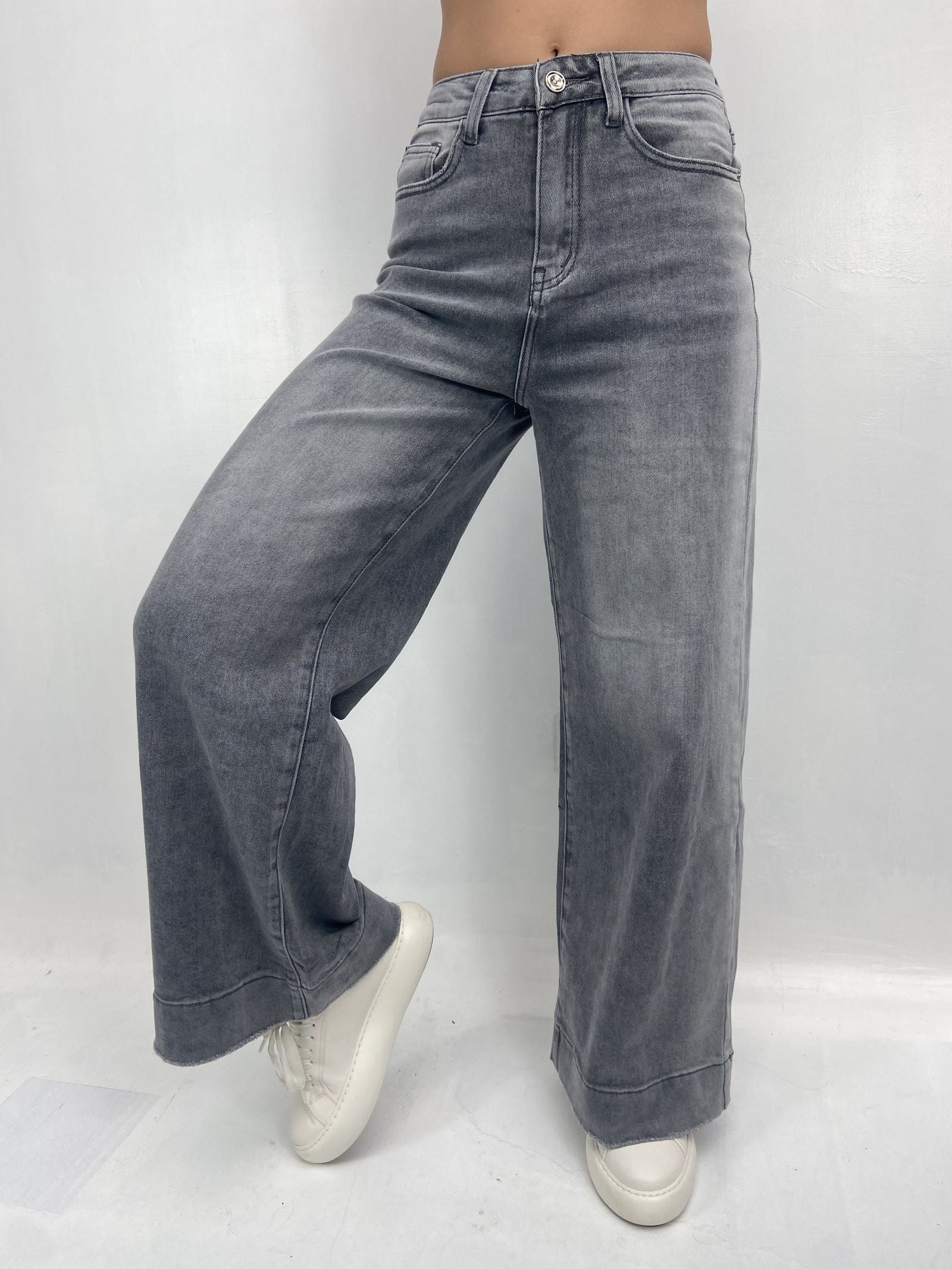 Jeans grigio elasticizzato LAF220 GRIGIO OFELIA 