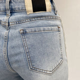 Jeans con bande laterali LAF227 DENIM OFELIA 