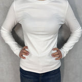 T- shirt manica lunga LC23465 BIANCO OFELIA 