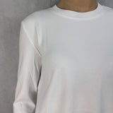 T-shirt regular  manica lunga LC240211 BIANCO OFELIA 