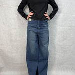 T- shirt regular manica lunga LC240211 NERO OFELIA 