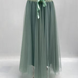 Gonna lunga in tulle - Ofelia MK04.015 ACQUAMARINA OFELIA 